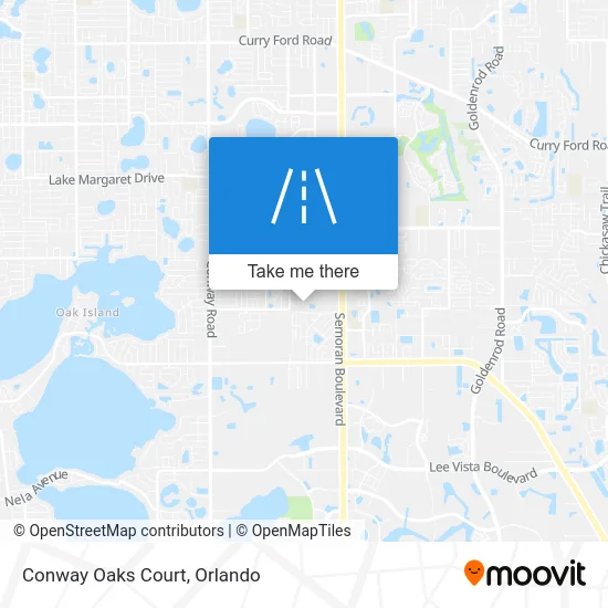 Conway Oaks Court map