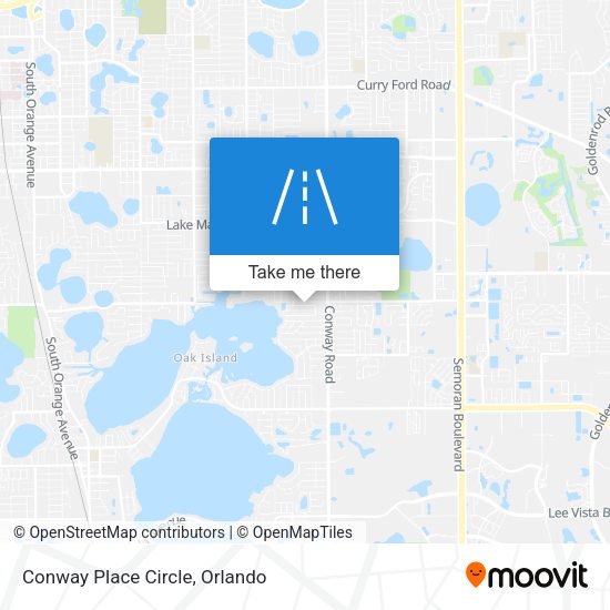 Conway Place Circle map