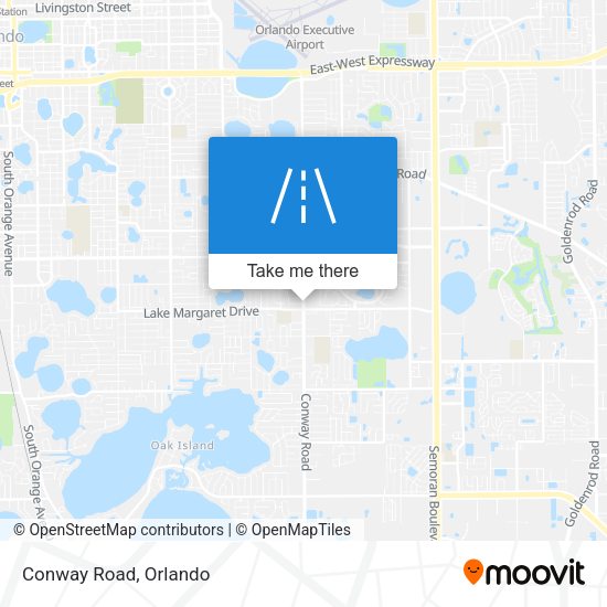 Mapa de Conway Road