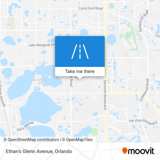Ethan's Glenn Avenue map