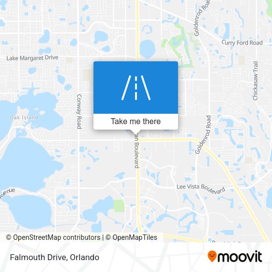 Mapa de Falmouth Drive
