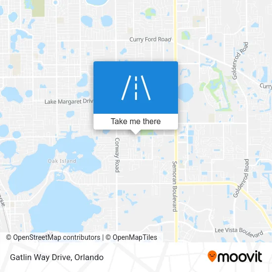 Gatlin Way Drive map