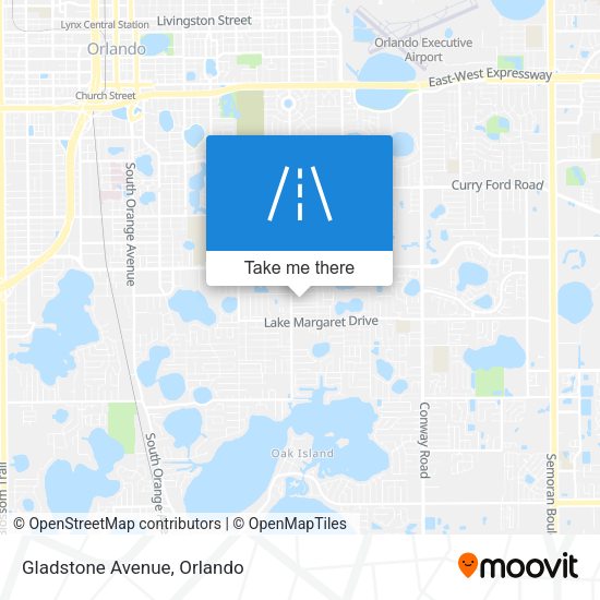 Mapa de Gladstone Avenue