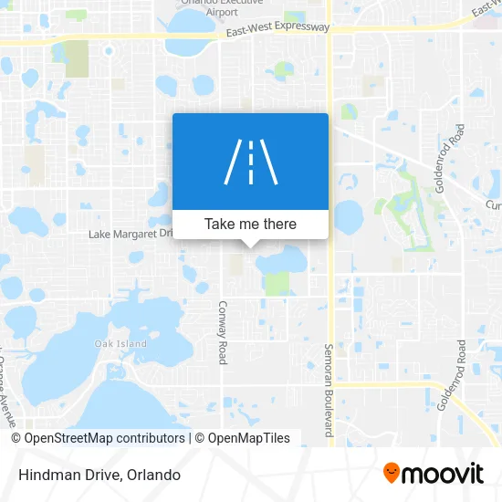 Hindman Drive map