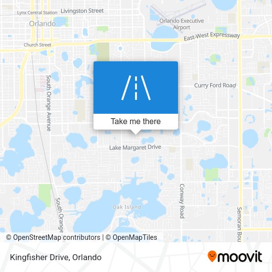 Kingfisher Drive map