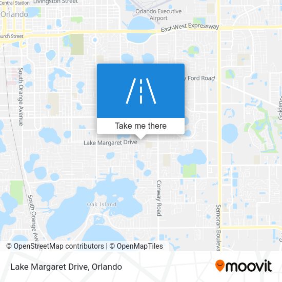Lake Margaret Drive map