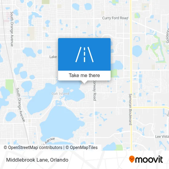 Middlebrook Lane map