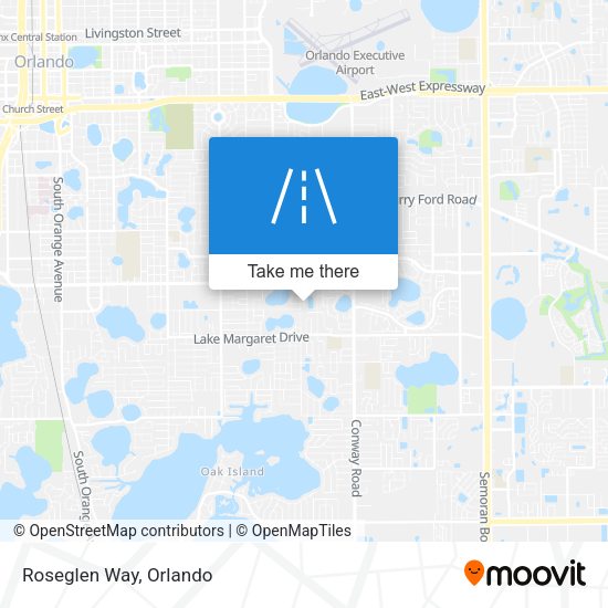 Mapa de Roseglen Way