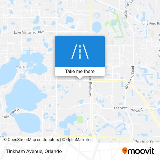 Mapa de Tinkham Avenue