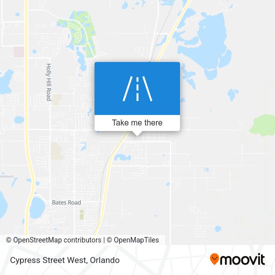 Mapa de Cypress Street West