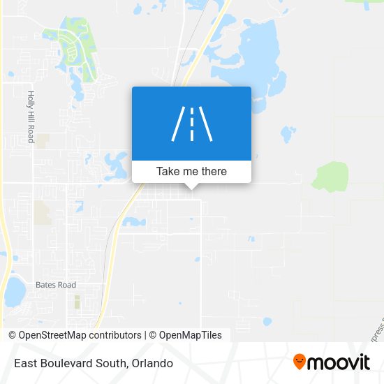 Mapa de East Boulevard South