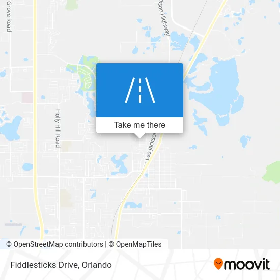 Fiddlesticks Drive map