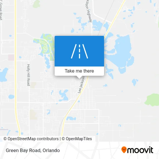 Green Bay Road map