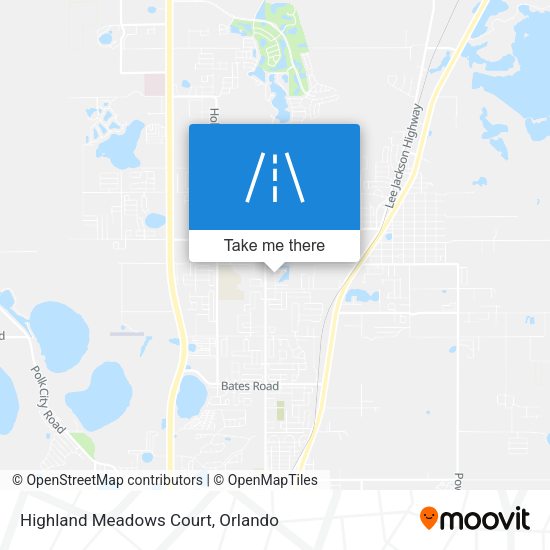 Highland Meadows Court map