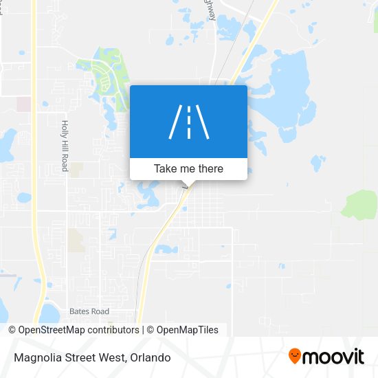 Mapa de Magnolia Street West