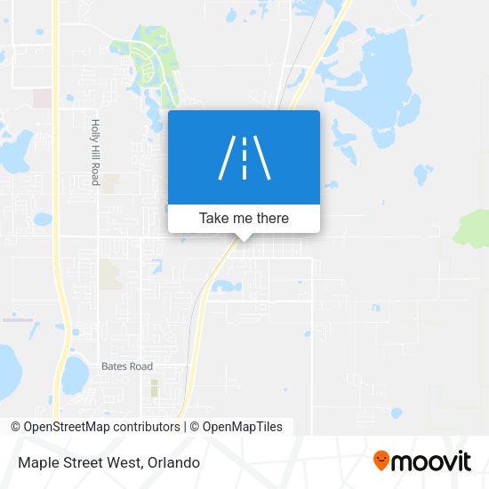 Mapa de Maple Street West