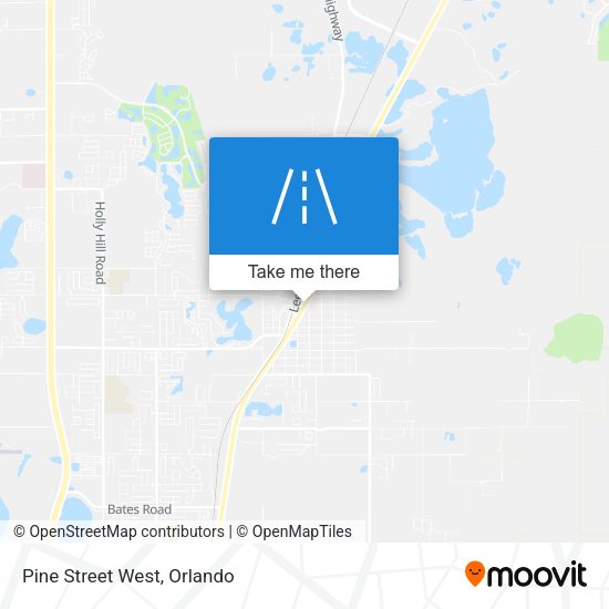 Mapa de Pine Street West