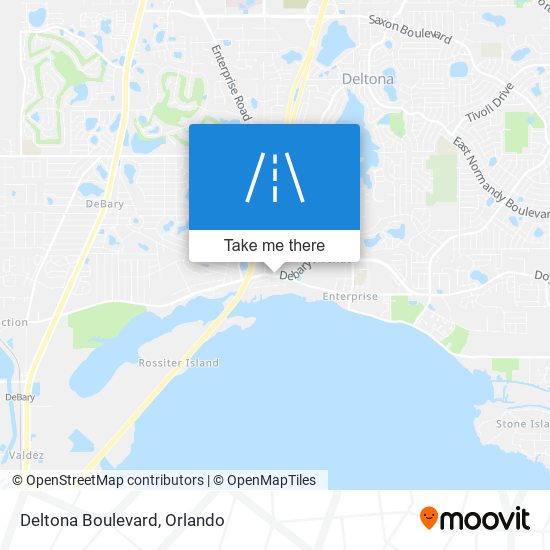 Mapa de Deltona Boulevard