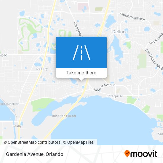 Mapa de Gardenia Avenue