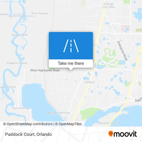 Paddock Court map