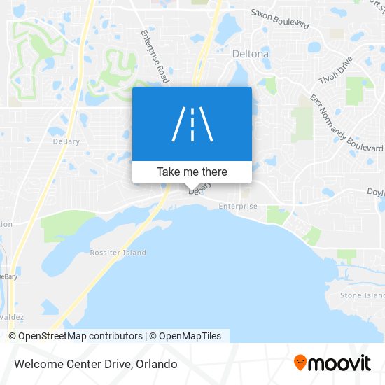 Welcome Center Drive map