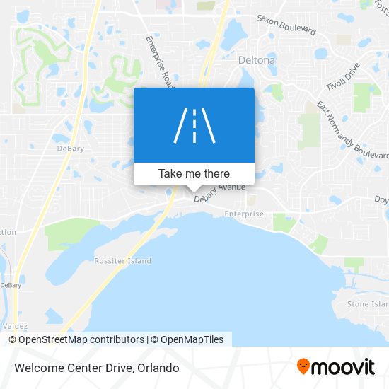 Welcome Center Drive map