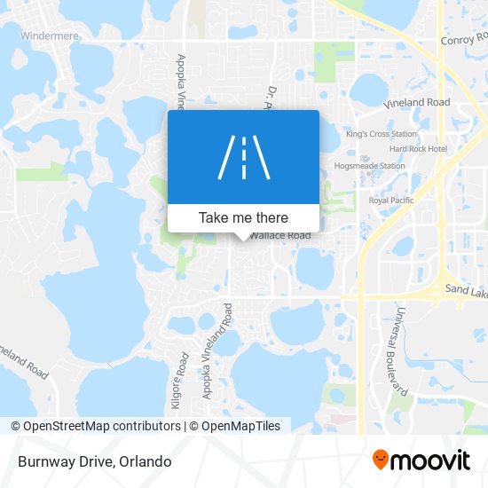 Mapa de Burnway Drive