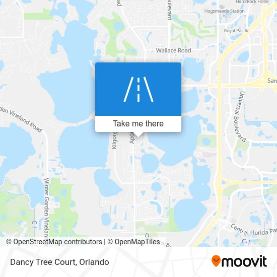 Dancy Tree Court map