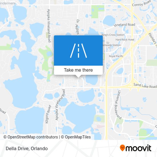 Mapa de Della Drive
