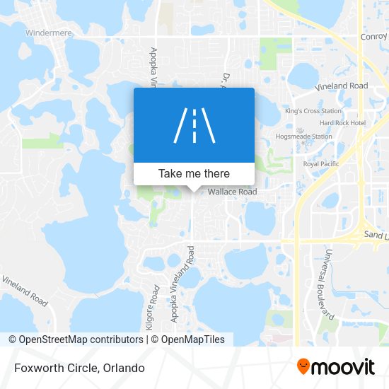 Foxworth Circle map