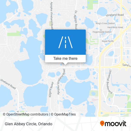 Mapa de Glen Abbey Circle