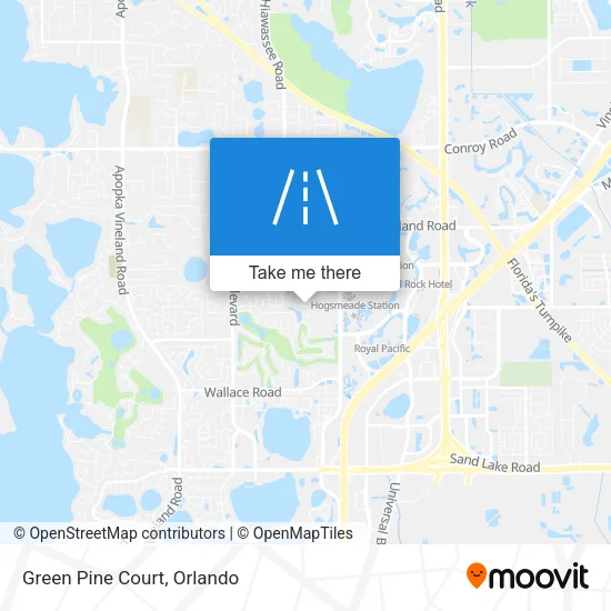 Green Pine Court map