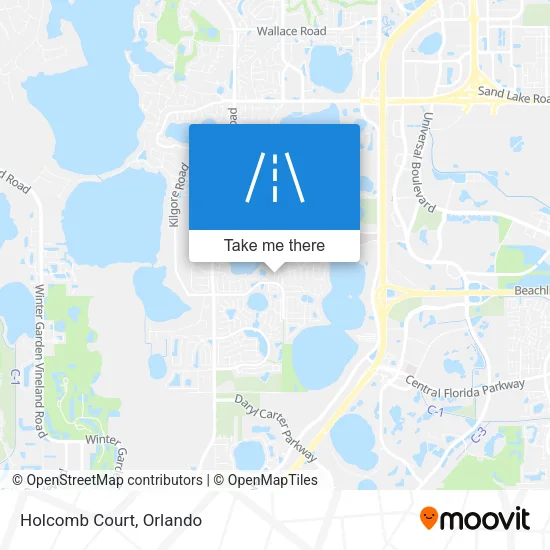 Holcomb Court map