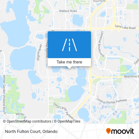 Mapa de North Fulton Court