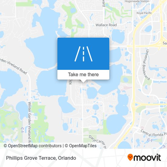 Phillips Grove Terrace map