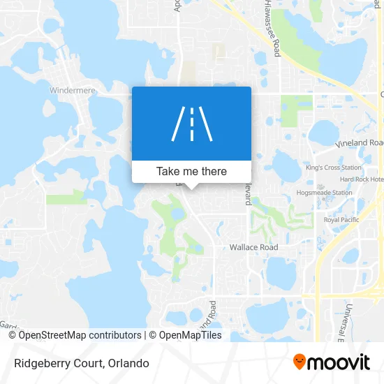 Ridgeberry Court map