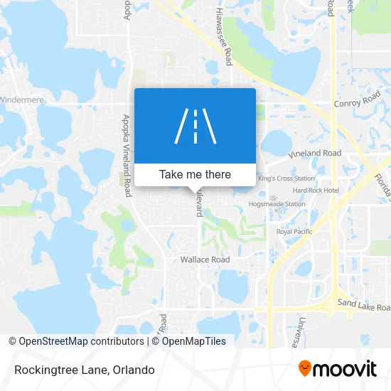 Rockingtree Lane map