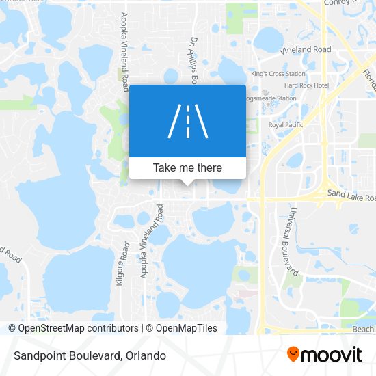 Sandpoint Boulevard map