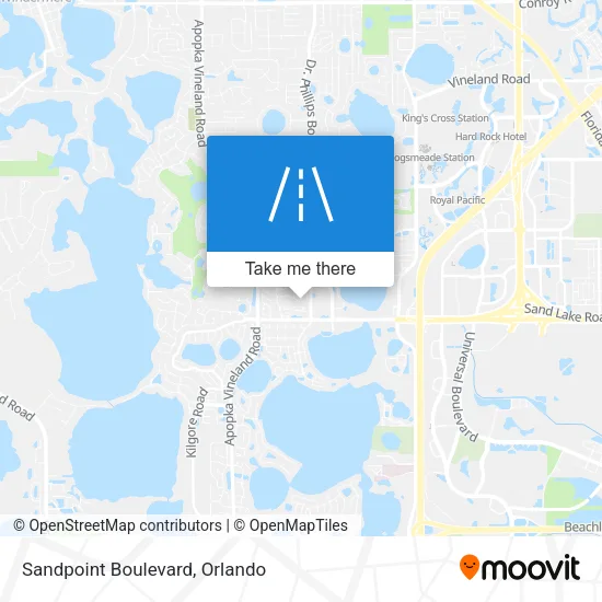 Sandpoint Boulevard map