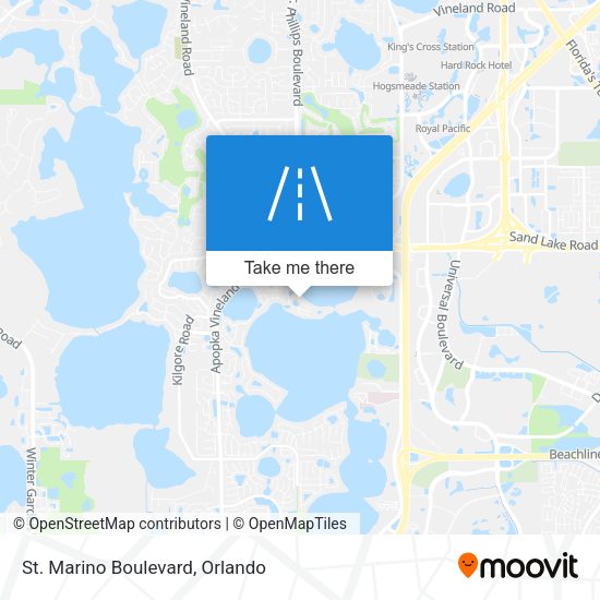 St. Marino Boulevard map