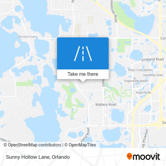 Mapa de Sunny Hollow Lane