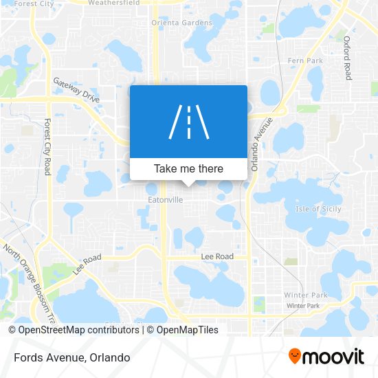Mapa de Fords Avenue