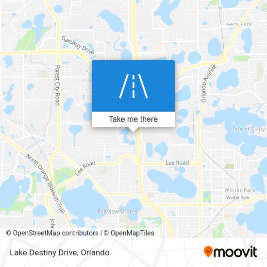 Mapa de Lake Destiny Drive