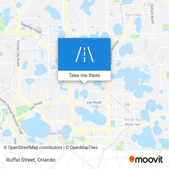 Ruffel Street map