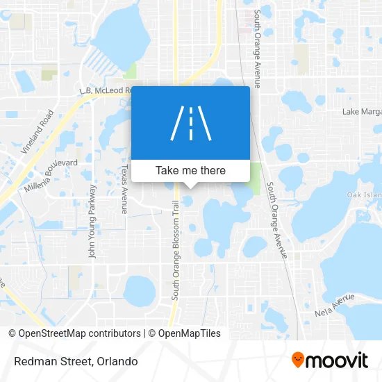 Redman Street map