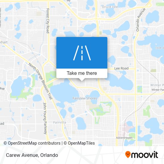 Mapa de Carew Avenue
