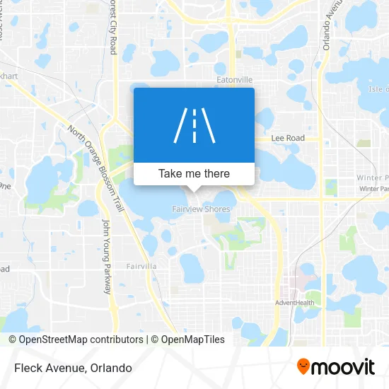 Fleck Avenue map