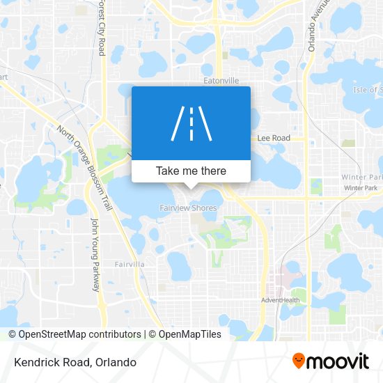 Mapa de Kendrick Road