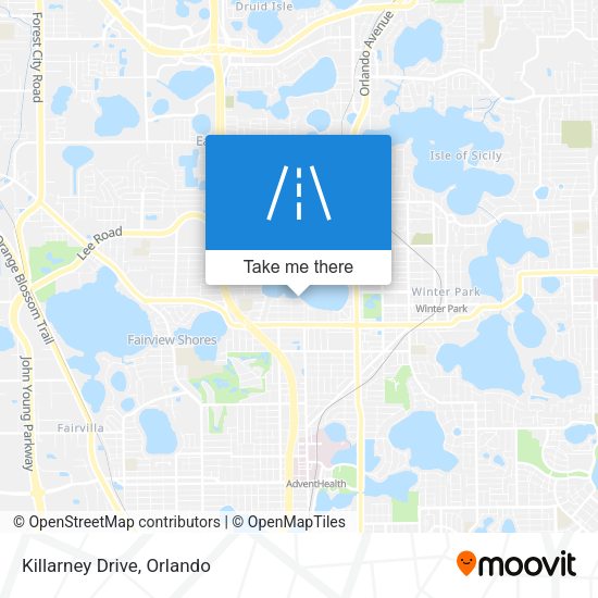 Mapa de Killarney Drive