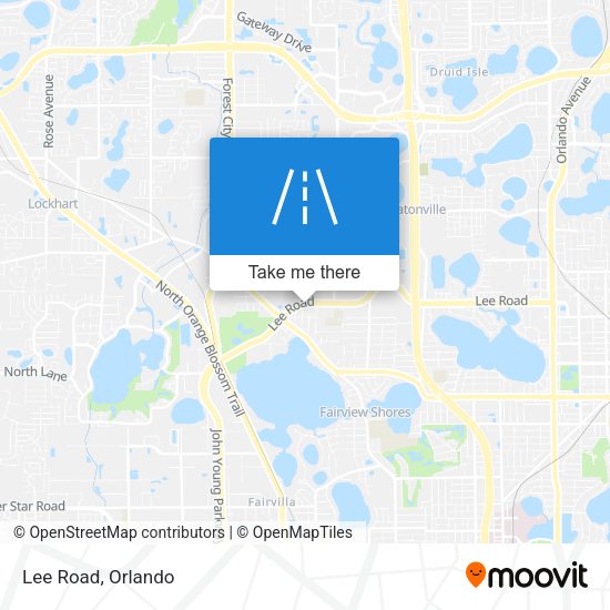 Mapa de Lee Road